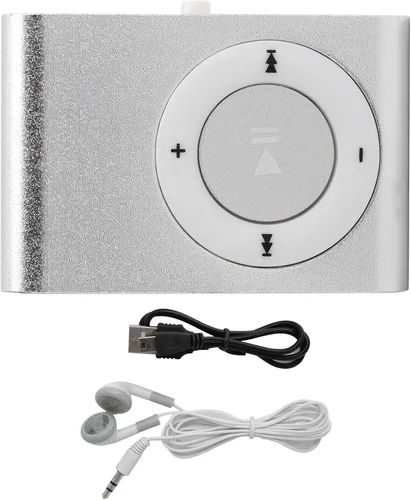 Vista 3 de Mini Reproductor de MP3 portátil Reproductor multimedia digital de aleación de aluminio MiniMP3 Reproductor BackClip con auricular y cable USB