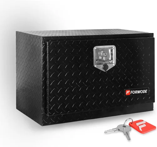 Vista 13 de FORWODE Caja de herramientas de 18 Pulgadas para Carrocería de Camión, de Aluminio, para Camión con Remolque, Caja de Herramientas para Camioneta