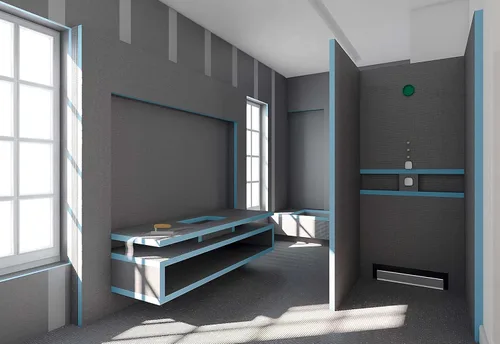 Vista 6 de Wedi Tableros de Poliestireno Extruido Recubiertos de Resina de Cemento Impermeabilizantes (Paquete de 5X Paneles de Construcción) 48" x 32" x ½