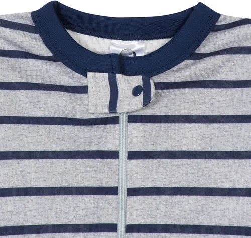 Vista 5 de Gerber - Pijamas para niño con cobertura hasta los pies, paquete de 2 unidades, gris (Fox Grey)