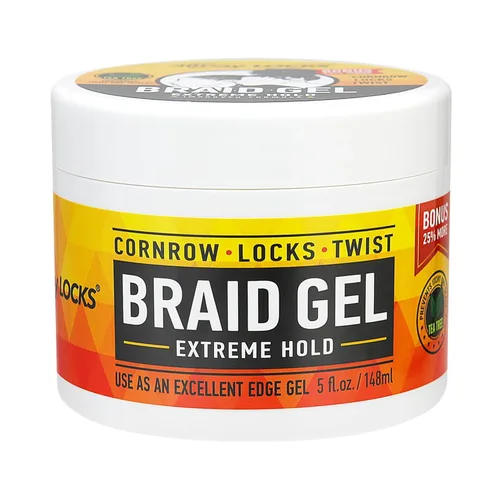 AllDay Locks Gel para trenzas 5 onzas, paquete de 2 (DESCONSULTADO)