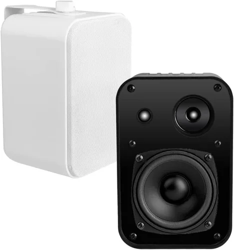 Vista 6 de OSD Audio ap450 4" 3 Vías para interiores y exteriores Patio bocina par, negro AP450 Negro