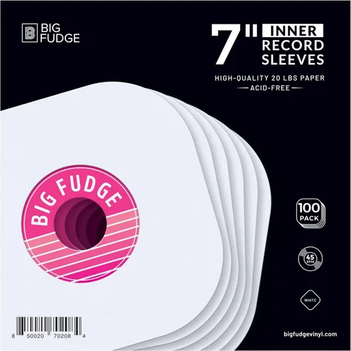 Vista 14 de BIG FUDGE 25 fundas exteriores para discos de vinilo de 7 pulgadas, duraderas y sin arrugas, transparentes y hechas de polipropileno de alta