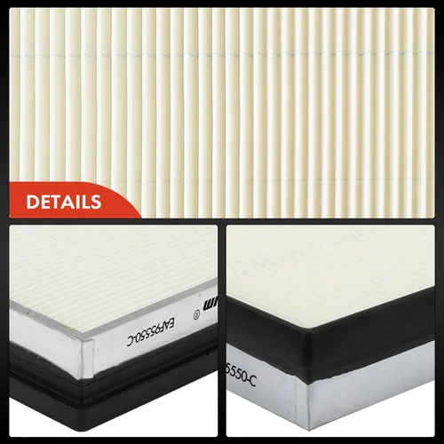 Vista 7 de A-Premium Filtro de aire de motor compatible con Kia Sedona 2002 2003 2004 2005 V6 3.5L