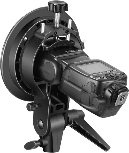Neewer – Soporte tipo S con soporte de Bowens para Flash, Caja de luz Beauty Dish Reflector tipo paraguas