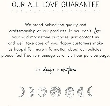 Vista 5 de Wild Moonstone - Juego de 3 pulseras de cadena extensible