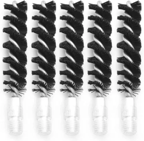 Vista 20 de Cepillo de limpieza de pistola de cerdas de nailon para pistola de rifle 8-32 5-16 hilo (calibre .177)