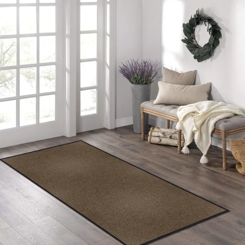 Vista 11 de LuxUrux Tapete de goma duradero para puerta, resistente, interior/exterior, fácil de limpiar, impermeable, patio, garaje, tapete comercial