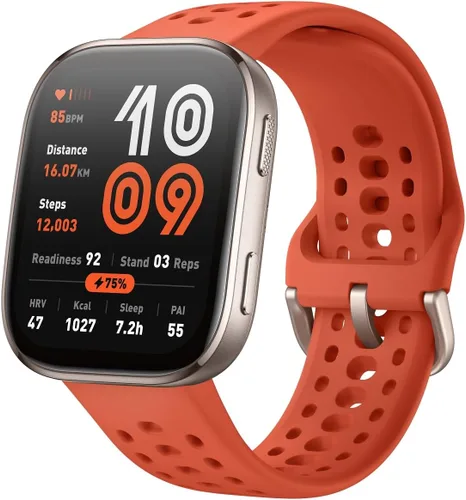 Vista 9 de Amazfit Bip 6 - Reloj inteligente de 46mm, batería de 14 días, pantalla AMOLED de 1.97 pulgadas, GPS y mapas gratuitos, AI, llamada y mensaje
