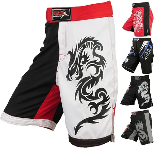 Vista 7 de Pantalones cortos de entrenamiento MRX MMA Cage Fighting Grappling Artes marciales Boxeo Muay Thai Short.