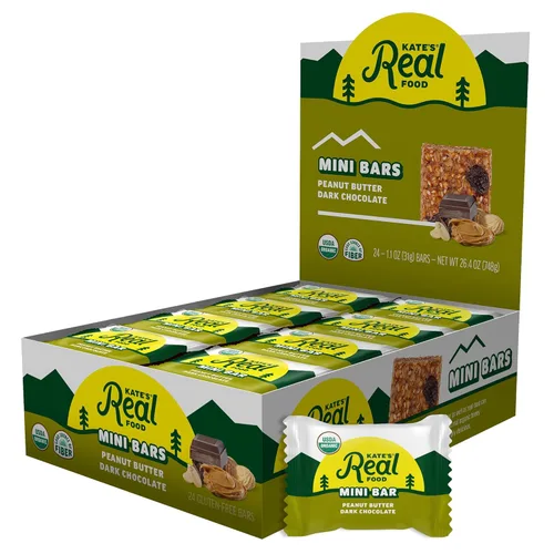 Vista 18 de Kate's Real Food Barras orgánicas de granola – Paquete variado de aperitivos y compartidos (2.2 onzas, paquete de 12) – Barras energéticas orgánicas