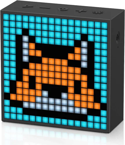 Vista 4 de Divoom TimeBox Evo - Altavoz de Arte Pixelado Bluetooth con Pantalla LED 16x16, Control de Aplicación - Marco de Animación Genial y Configuración