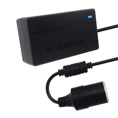 Convertidor de energía de 110 V CA a CC 12 V 2 A, enchufe de pared de CA de 100 V-250 V a 12 V CC para encendedor de cigarrillos de coche,