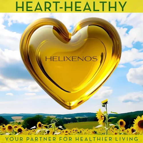Vista 7 de HELIXENOS Aceite de girasol alto en oleico – Refinado, desodorizado e invierno, sin OMG, sin gluten, aceite de cocina saludable para el corazón