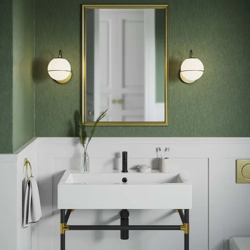 Vista 8 de Modway EEI-5308-OPA-GLD Aplique de pared Hanna, ópalo