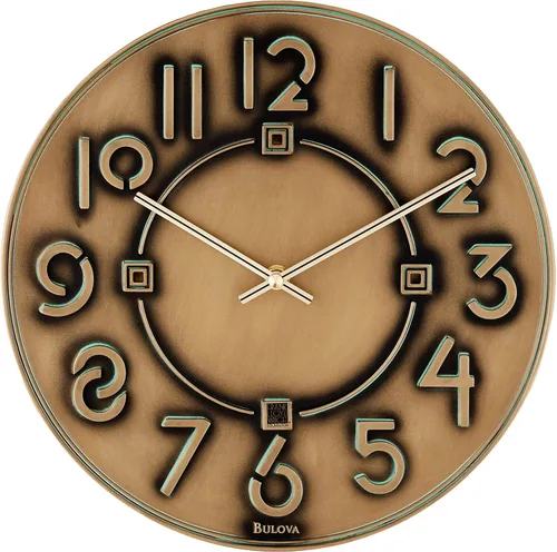 Vista 2 de Bulova C3333 Exposición Frank Lloyd Wright Reloj de pared