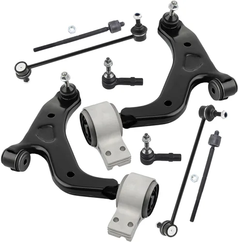 Vista 148 de Detroit Axle - Kit de suspensión frontal de 8 piezas para Chevy GMC Silverado Sierra Suburban 1500 Yukon Avalanche Cadillac Escalade brazos