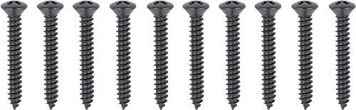 OER Juego de tornillos de bisel para instrumentos de tablero de 10 piezas 1973-1987 Chevy y GM Truck