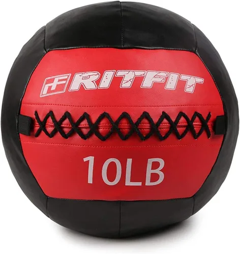 Vista 2 de RitFit Pelota medicinal, pelota de peso, pelota medicinal suave, pelota medicinal de pared, bola de pared suave, juego de bolas de pared, bolas