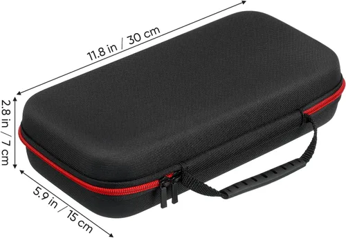 Vista 3 de MAGICLULU 1 unids caso doble micrófono bolsa de viaje viaje bolsa de almacenamiento duro bolsa para viajes
