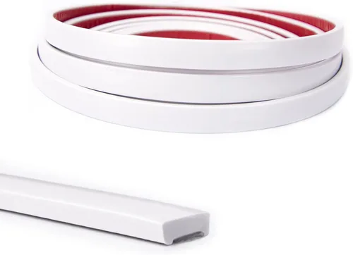 Vista 11 de Art3d Moldura de vinilo flexible de 30 pies para despegar y pegar para bordes de azulejos de pared, salpicaduras de cocina, marco de espejo en negro