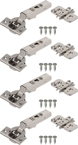 Vista 7 de Blum Blumotion Bisagras para cerrado automático suave, con gancho superior, de 110 grados, con marco y placas de soporte., 71B3550