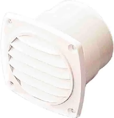 Sea-dog Line Vent 4 Cuadrado W/brida Blanco 337415