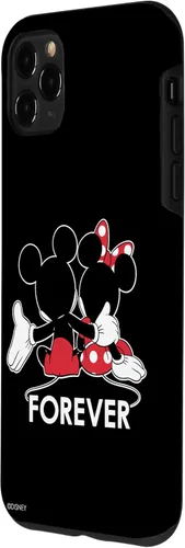 Vista 2 de Funda para iPhone 11 Pro Max Disney Mickey y Minnie Mouse Silhouettes Forever
