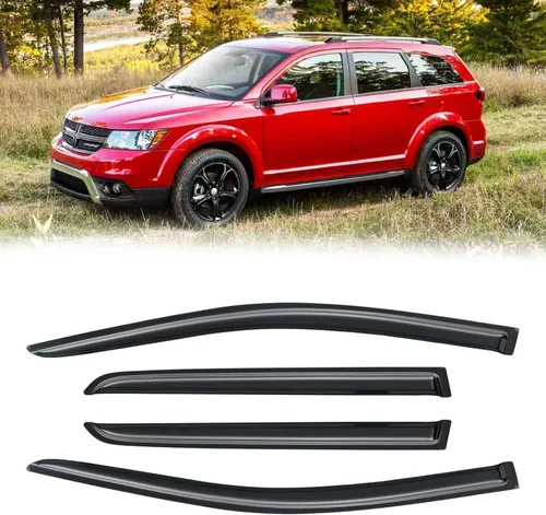 Vista 151 de Visera de ventana para Jeep Cherokee 1984-2001 (Excluye Modelo Limited), Protectores Guards Shields de lluvia de canal exterior, Deflector