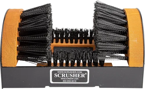 Scrusher Limpiador de Botas y Zapatos - El Cepillo de Botas Original Multiusos de Larga Duración, Negro