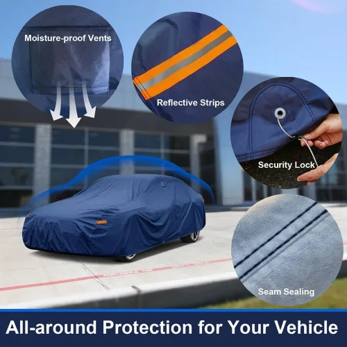 Vista 5 de Kaugung Funda para coche impermeable y resistente a medida para Porsche 911 991 992 996 997 Targa Carrera (1997-2025), funda exterior completa