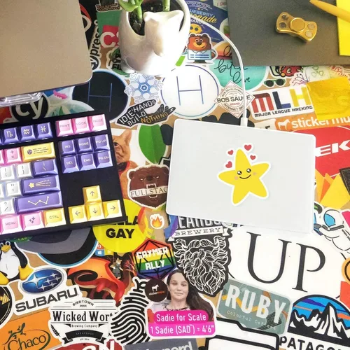 Vista 2 de Papel de vinilo adhesivo imprimible para impresora de inyección de tinta - Blanco brillante - 21 hojas de papel adhesivo impermeables autoadhesivas