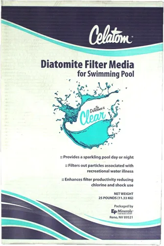 EasyGo Product Celatom Diatomaceous Earth DE Ayuda para Filtro de Piscina – Filtración de Piscinas y Spa – 25 Libras