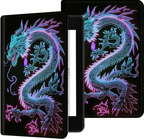 Vista 29 de Funda para Kindle de 10ª generación 2019, funda ligera y ultrafina para Kindle de 10ª generación, funda de piel sintética con soporte ajustable