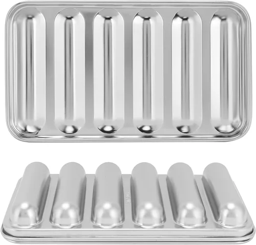 Vista 7 de TOPINCN Molde de salchicha, molde de salchicha de acero inoxidable 304 para perros calientes, suplemento alimenticio para bebés, molde de salchicha
