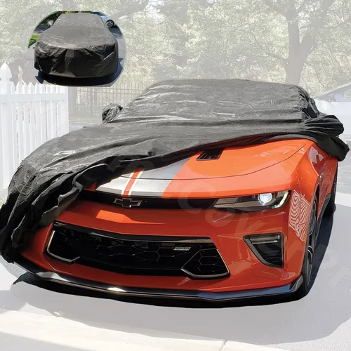 Funda de coche personalizada 2010 2011 2012 2013 2014 2015 2016 2017 Chevy Camaro Car Cover XTREMECOVERPRO Gold Series Negro