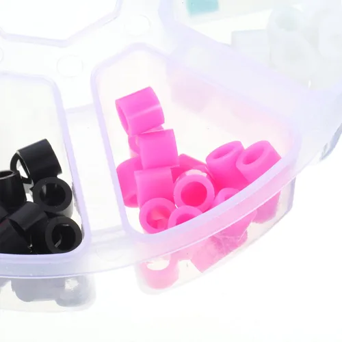 Vista 5 de 160 anillos de código dental, anillos de identificación de instrumentos de silicona autoclave coloridos de grado médico, bandas de codificación