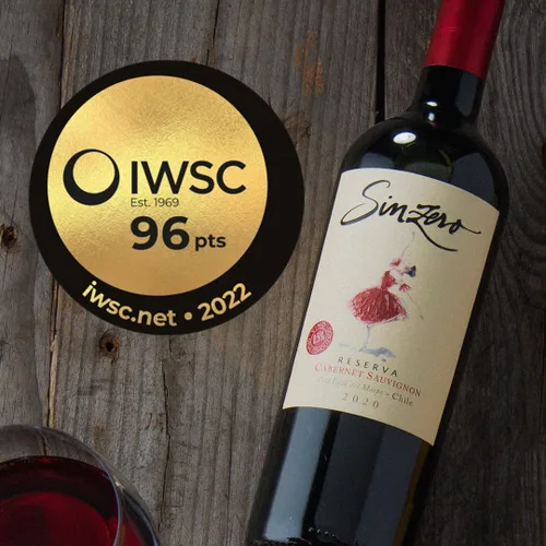 Vista 4 de SINZERO Cabernet Sauvignon - Vino tinto sin alcohol premium bajo en calorías, apto para veganos, 25.4 onzas líquidas