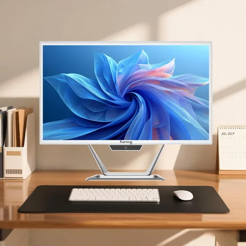 Vista 5 de suevery PC todo en uno 21.5 AIO Computadora de escritorio Core I5, 256G SSD 16G RAM, cámara web HD, Wi-Fi6, 1080P Gaming todo en uno Pantalla