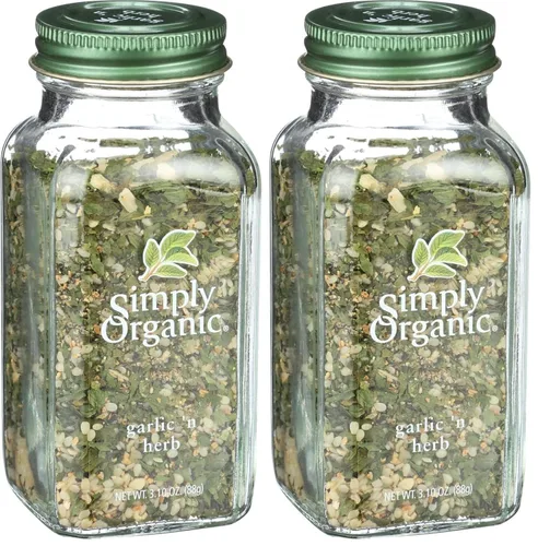 Vista 2 de Simply Organic Ajo 'N Herb, certificado orgánico 3.1 onzas