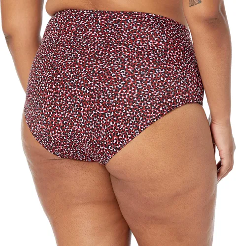 Vista 6 de Tienda Essentials Parte inferior de bikini de cintura alta para mujer