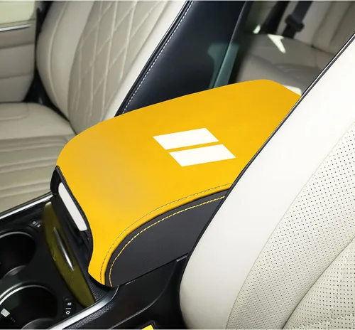 Vista 16 de YOSRTER Accesorios para Dodge Charger 2011-2018 2019 2020 2021 2022 2023 2024 Funda para reposabrazos de consola central, caja interior, decoración