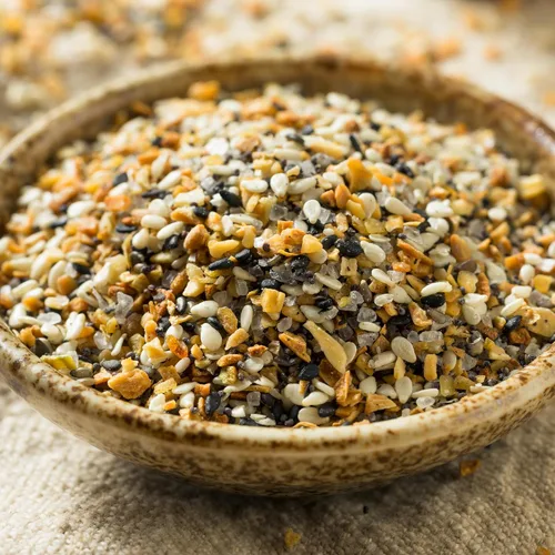 Vista 3 de Pure Original Ingredients Everything Bagel Seasoning (1 lb) Añade sabor y textura, mezcla de semillas de sésamo, ajo, cebolla y sal