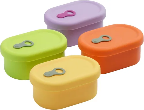 Vista 15 de Recipiente hermético de silicona prémium hecho en Corea con ventilación de vapor, sin BPA, a prueba de fugas, apto para microondas y congelador