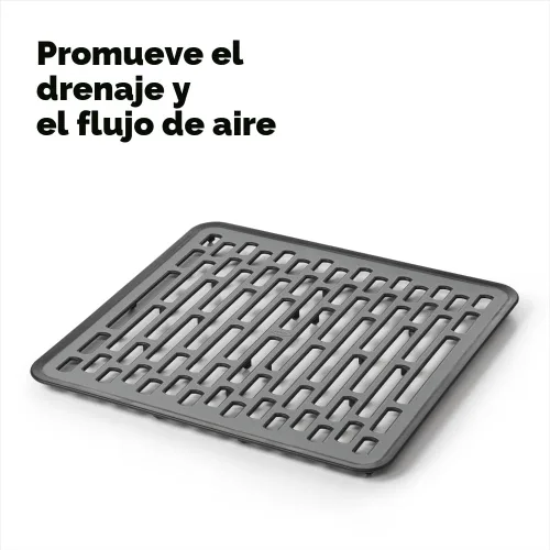 Vista 5 de OXO Good Grips - Tapete para fregadero pequeño, color gris