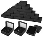 Vista 8 de Jewelry Gift Boxes Small Gift Boxes for Necklace Ring Bracelet Earring Cotton Filled Jewelry Box