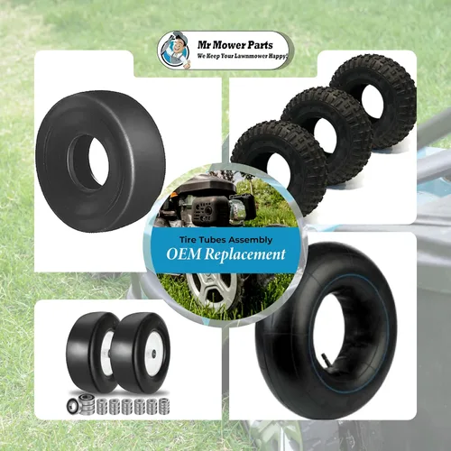 Vista 5 de MR MOWER PARTS Rueda de cortacésped para Snapper 12579, 7012579, rueda trasera de 9 "x 1.75