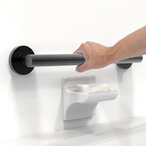Vista 14 de Barra de seguridad para baño, ducha e inodoro para personas mayores y discapacitados, mango de asistencia de equilibrio de ayuda de movilidad
