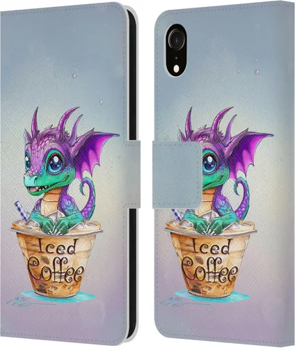 Vista 138 de Head Case Designs Officially Licensed Ruth Thompson Boba Tea Cup O Dragons Leather Wallet Case Compatible with Apple iPhone 7 Plus / 8 Plus