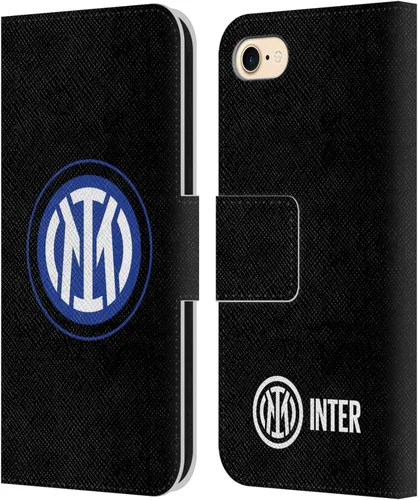 Vista 35 de Head Case Designs Officially Licensed Inter Milan Flag Badge Leather Wallet Case Compatible with Apple iPhone 7 Plus/iPhone 8 Plus